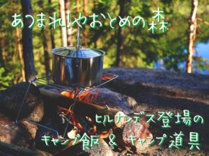 ヒルナンデス　八乙女　キャンプ飯キャンプ道具